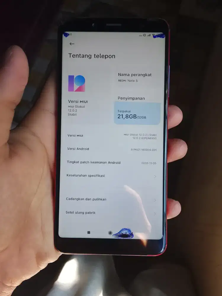 Redmi note 5 3/32
