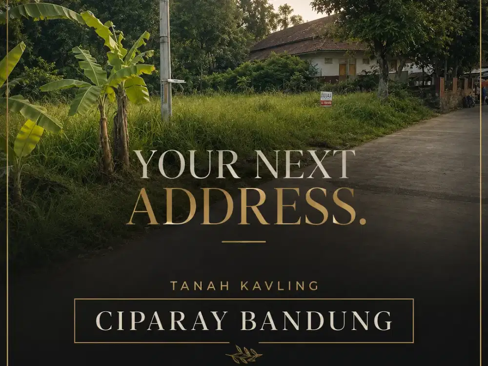 KAVLING SHM CIPARAY | LAHAN IDEAL UNTUK HUNIAN