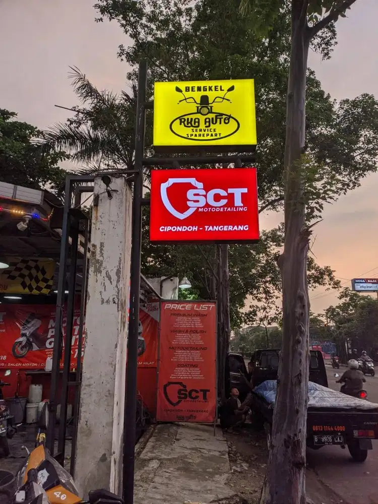 NEON BOX, NEON FLEX, PAPAN REKLAME, HURUF TIMBUL, BILLBOARD