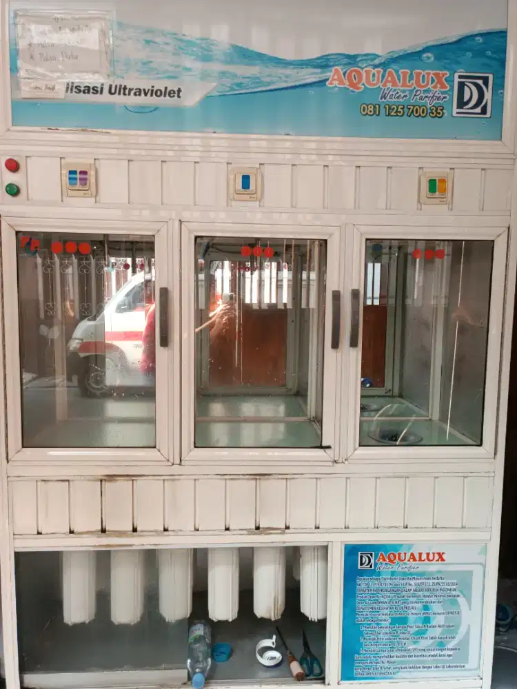 Mesin isi Ulang masih layak beroperasional keadaan masih bagus