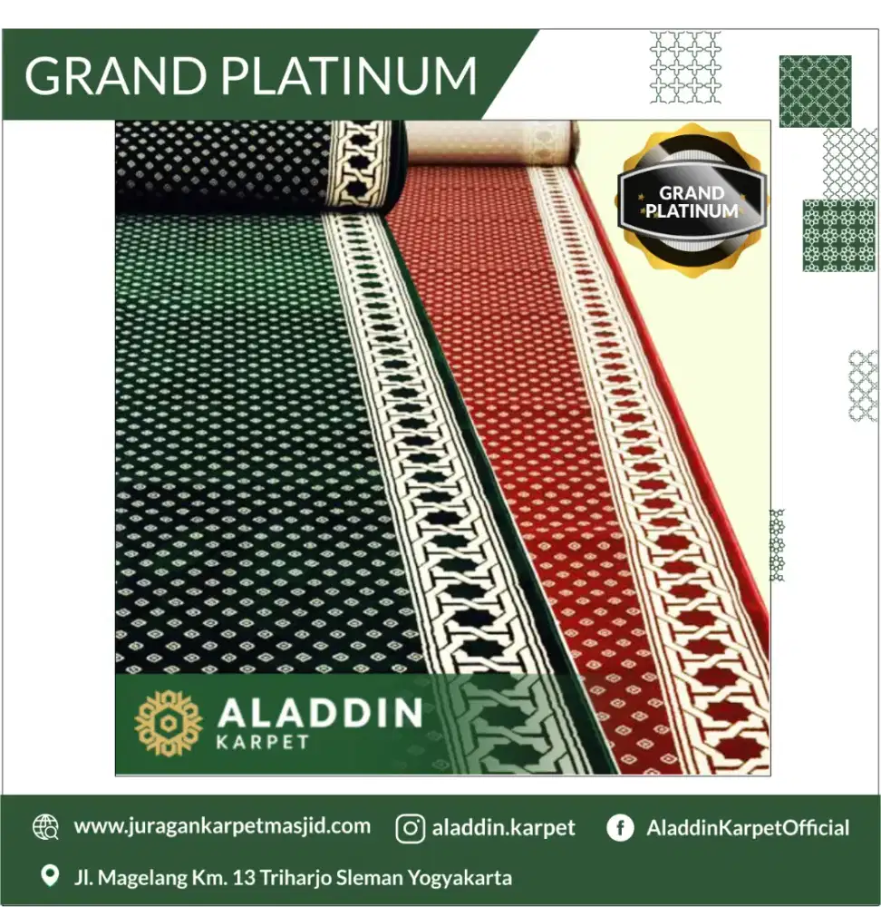 Karpet masjid Lokal murah permeter