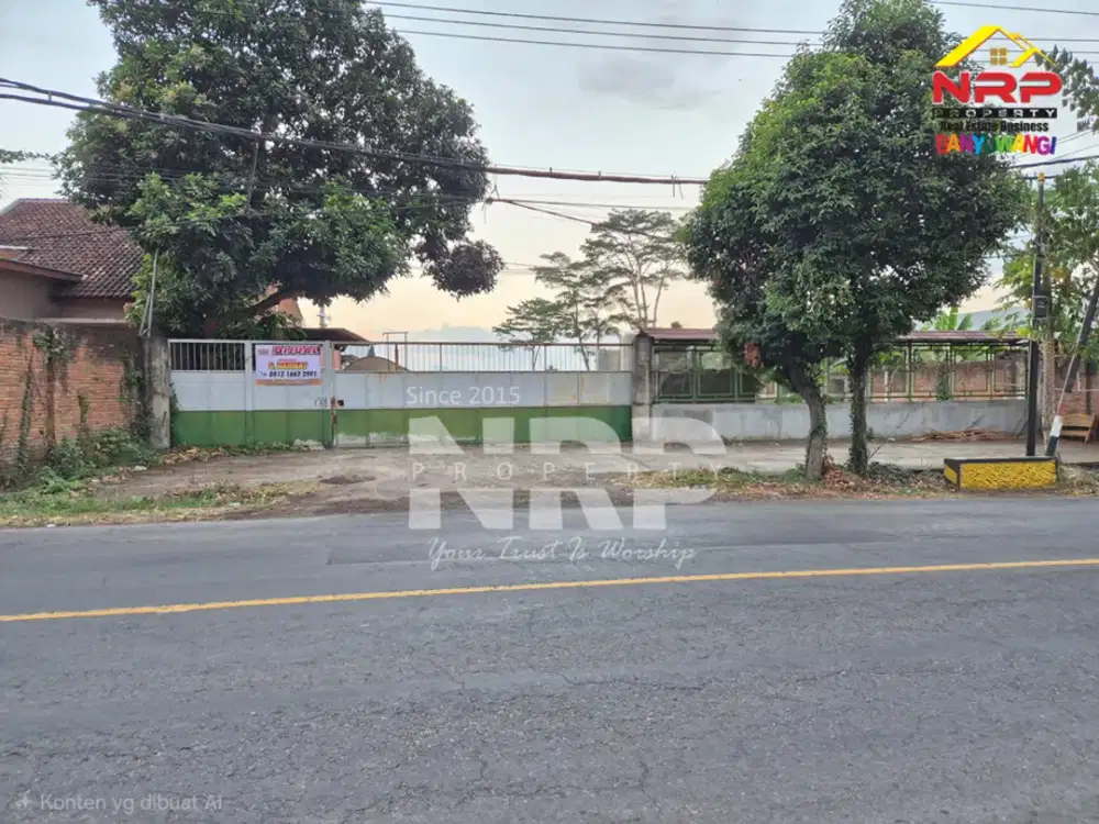Dijual Gudang Luas dan Prospek di Giri - Banyuwangi