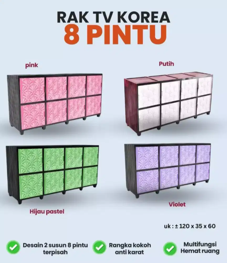 RAK TV 8 PINTU GLOWING- TRI J*mumer