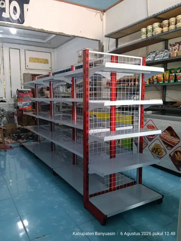 Rak Double side ( Rak Tengah) Minimarket
