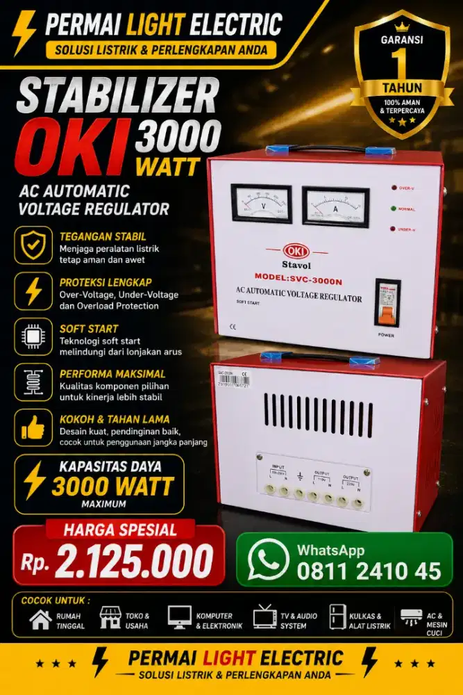 Stabilizer OKI stabil 3000 Watt