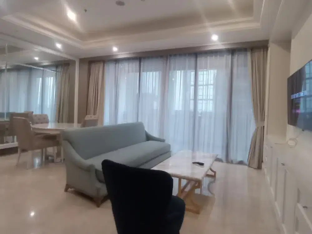 Disewa Apartemen District 8 3+1br Uk 179m2 Furnished at Jakarta Selatan