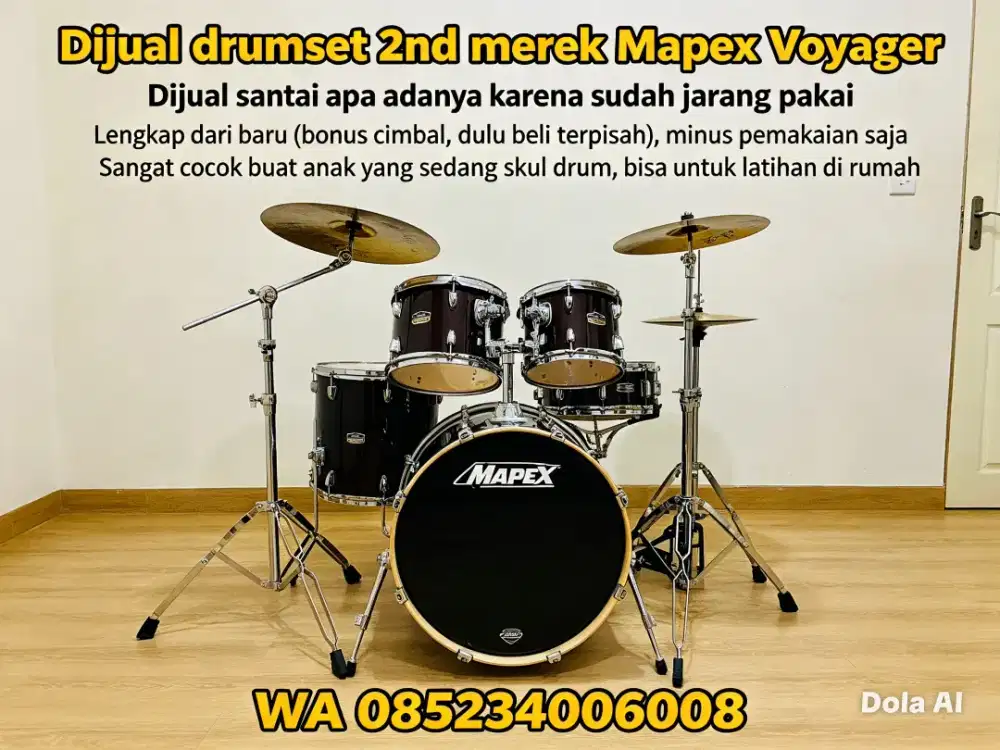 Drumset mapex voyager