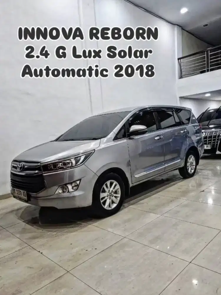 INNOVA G Lux SOLAR Automatic 2018 / 2019 silver toyota reborn