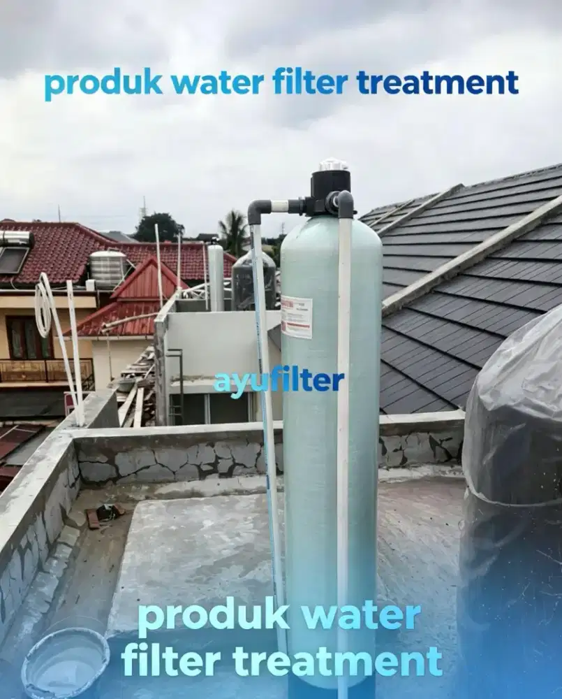 Sepaket filter air dengan 2media