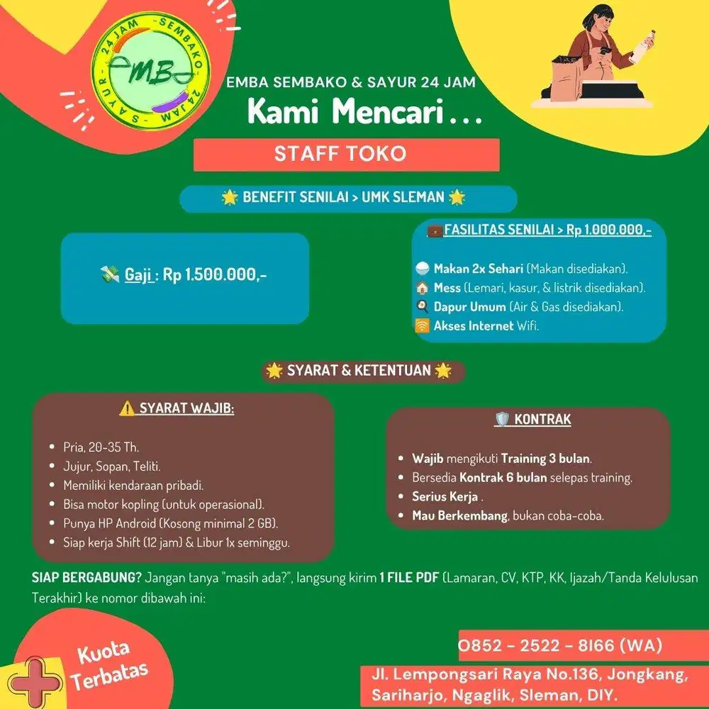 Staff Toko Sedia Mess