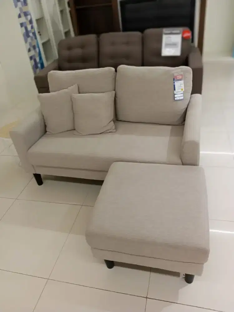 SOFA L MINIMALIS 2 SEATER