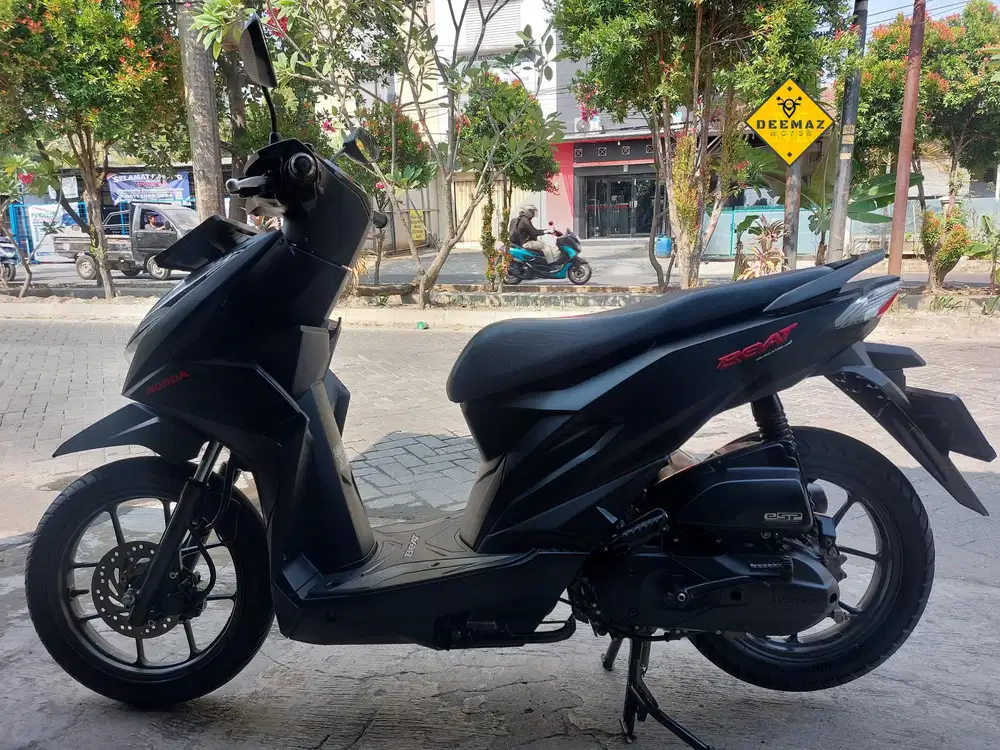 (DP 500)‼️ Honda Beat Deluxe CBS ISS Hitam Mulus 2024 Cash / Kredit