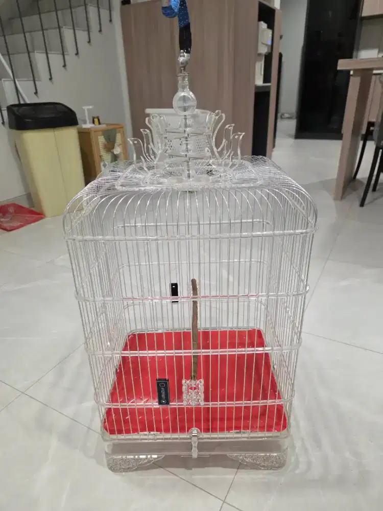 Sangkar burung akrilik bekas