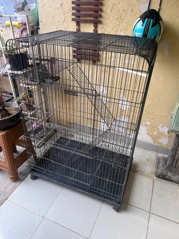 Jual Sangkar / kandang kucing Murah 3 Tingkat