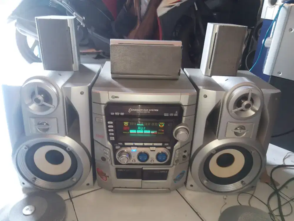 Full set LG Home Theater 5 ch, full ori, box utuh, Aux & radio ok