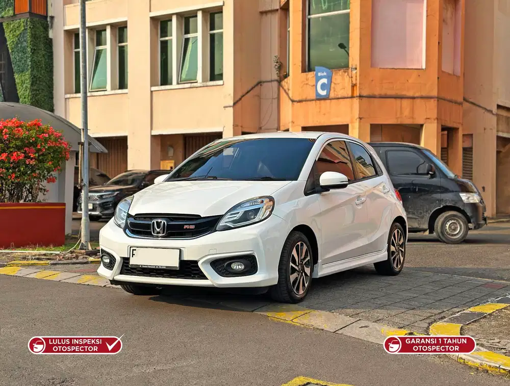 DP pk motor Brio RS matic 2017 cvt honda putih new facelift
