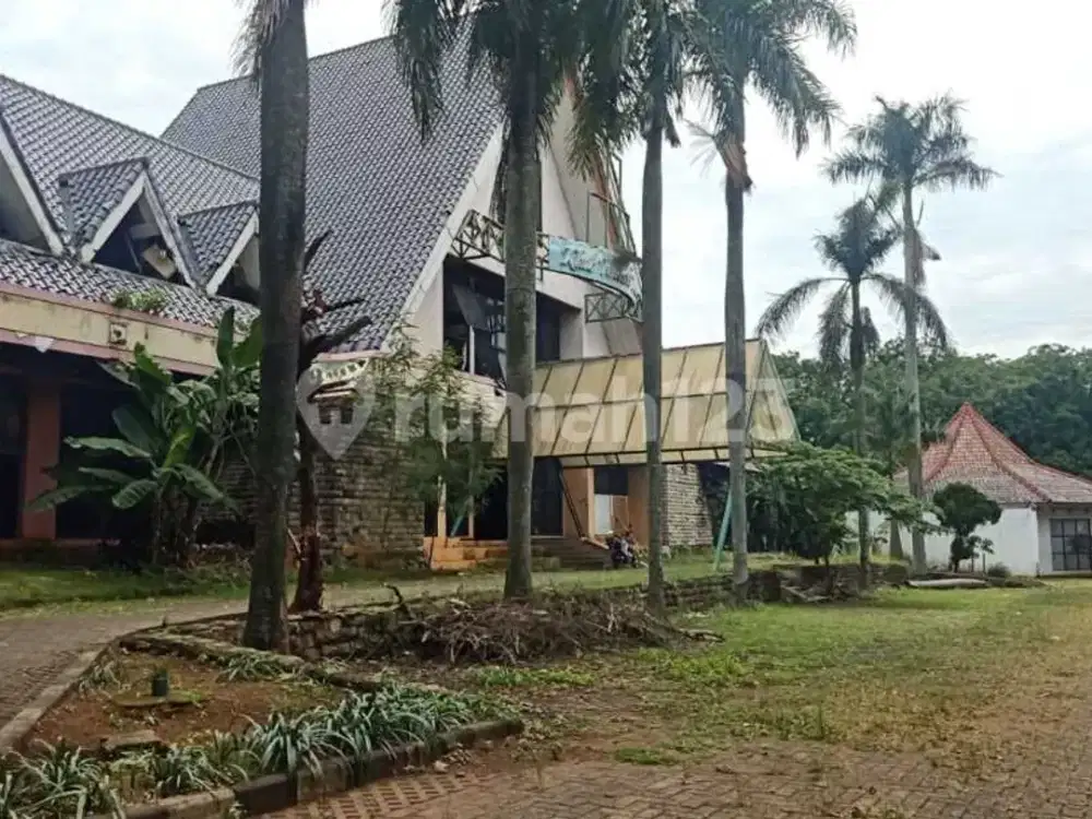 Tanah siap bangun ada bangunan  HGB lokasi terdepan Villa melati mas Serpong BSD