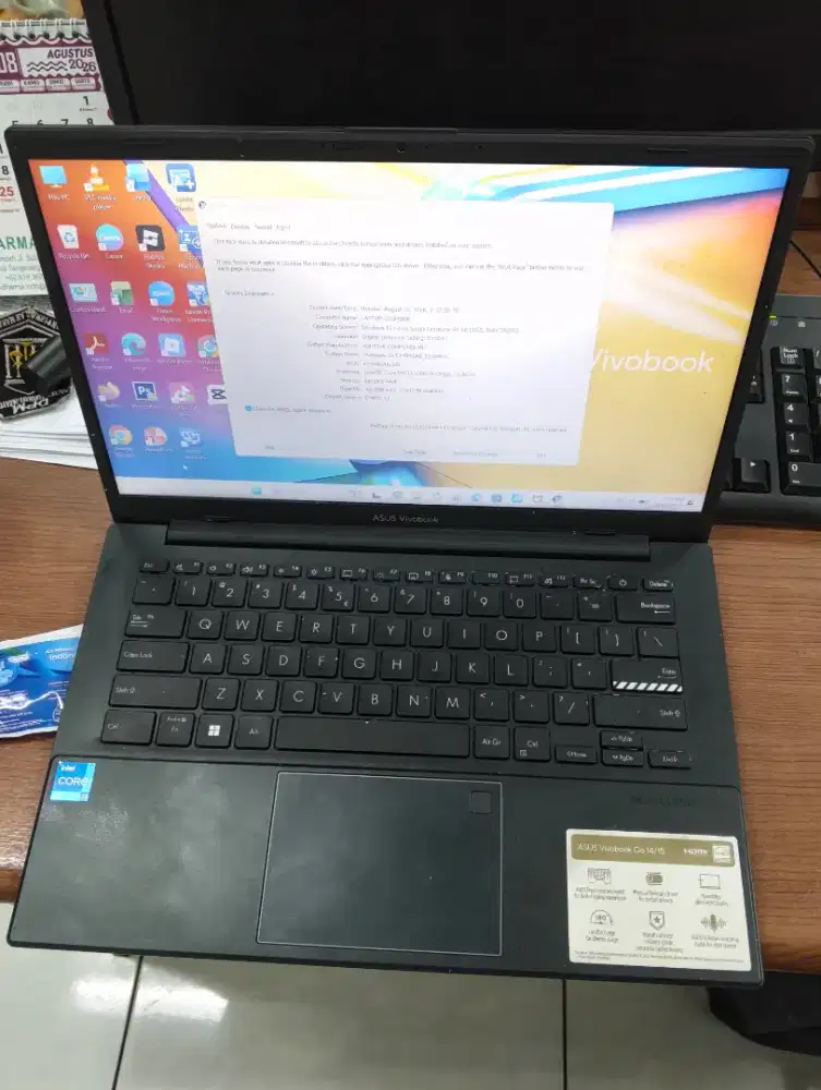 Asus Vivobook Go 14/15 Ram 8, SSD 512 Gb