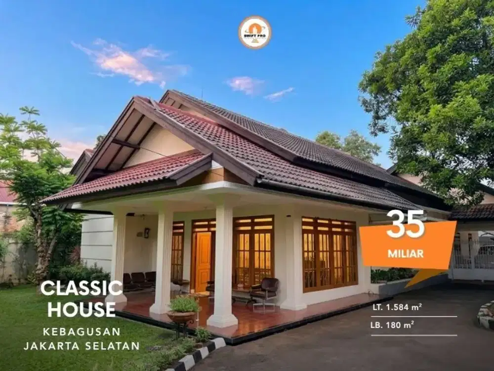 Rumah dengan lahan luas lokasi strategis cocok untuk dibuat kost exclusive