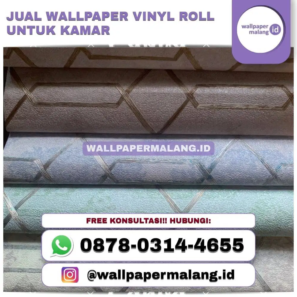JUAL WALLPAPER VINYL ROLL UNTUK KAMAR