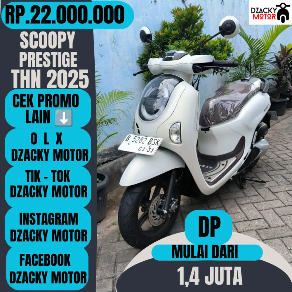 SCOOPY PRESTIGE THN 2025 SECOND LIKE NEW