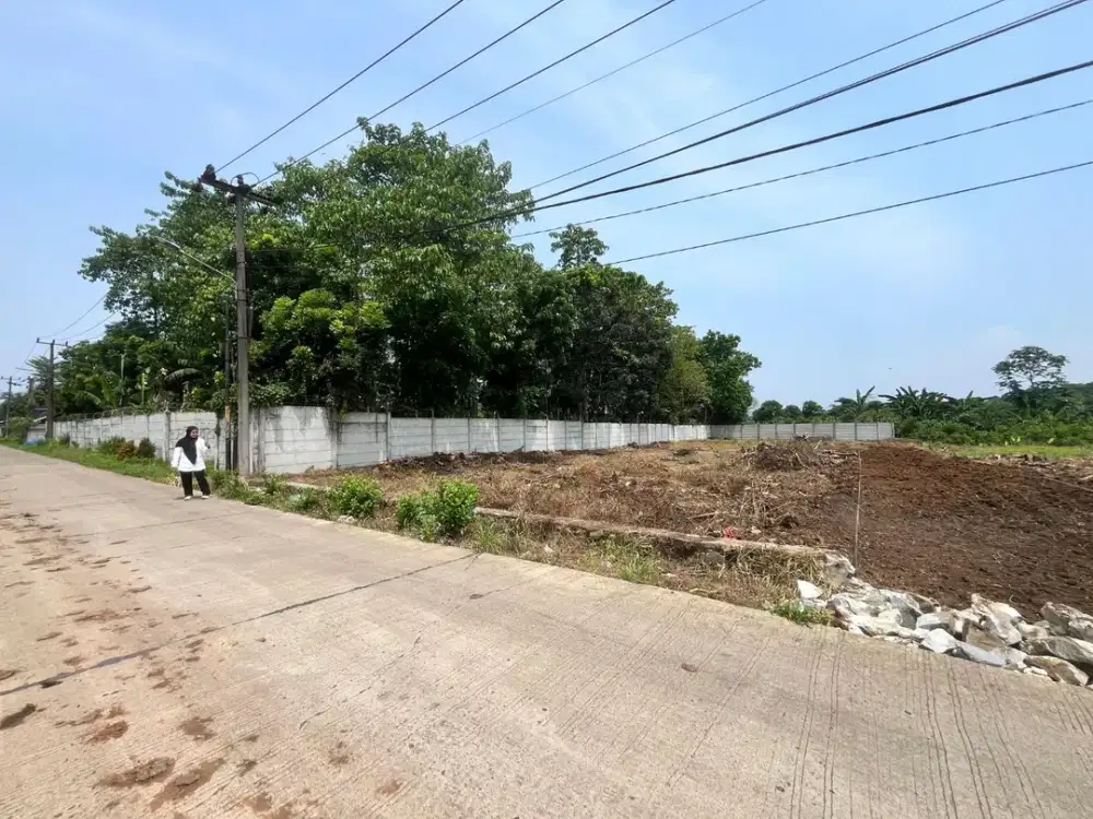 Kavling Murah Cisauk Pinggir Jalan 10 Menit Stasiun Jatake