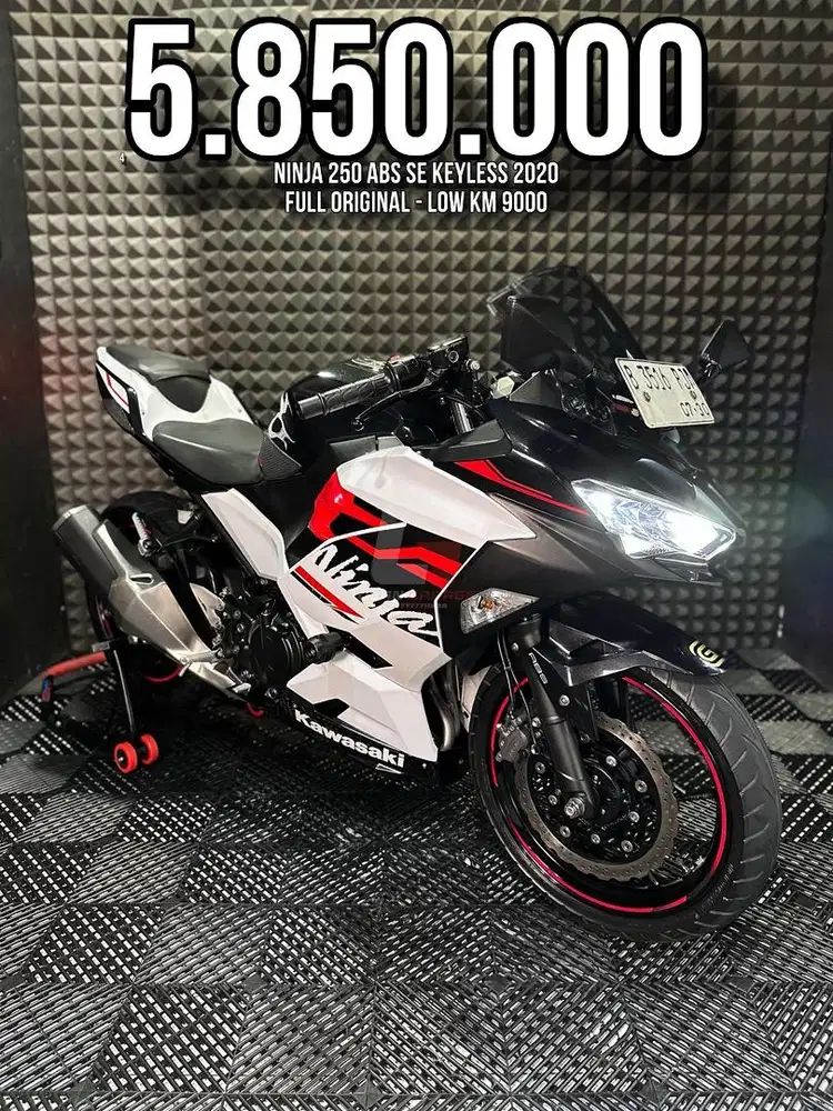 NINJA 250 ABS SE KEYLESS 2020 LOW KM 9XXX FULL ORIGINAL RAWATAN SUPERB