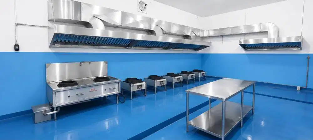 EXHAUST HOOD KITCHEN COMMERCIAL | PENGHISAP ASAP & PANAS DAPUR