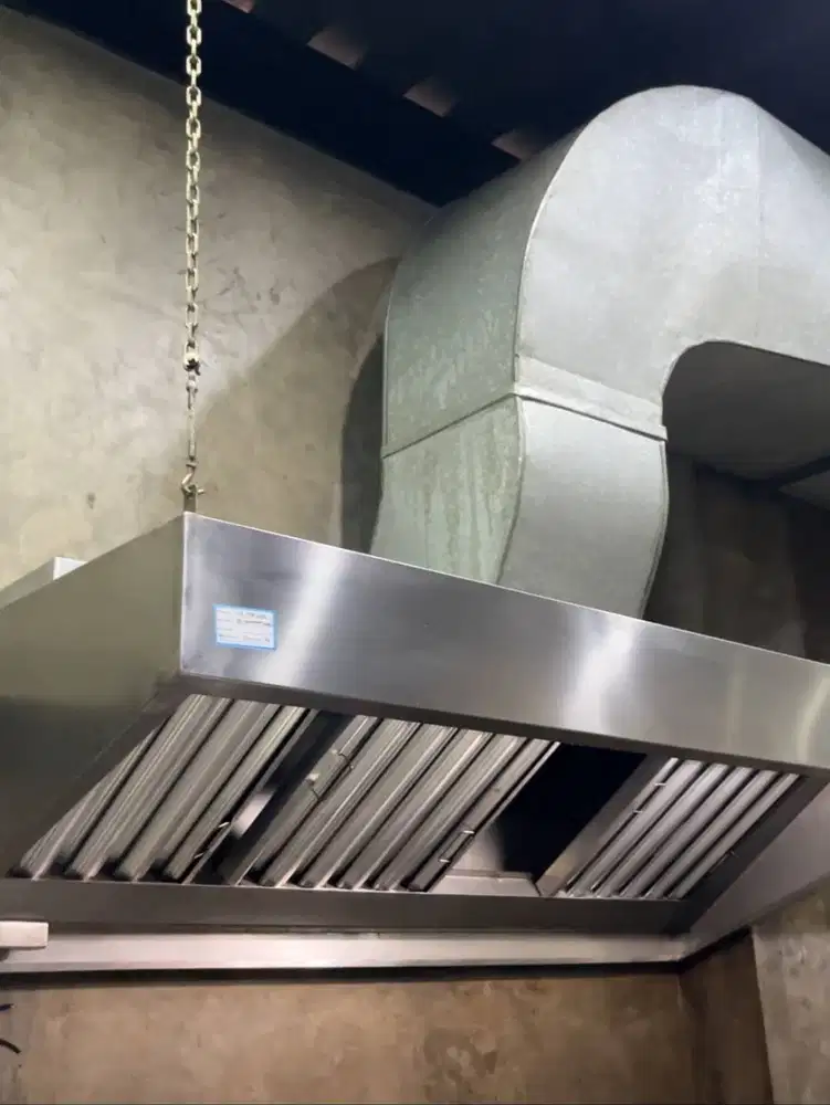 EXHAUST HOOD KITCHEN COMMERCIAL | PENGHISAP ASAP & PANAS DAPUR