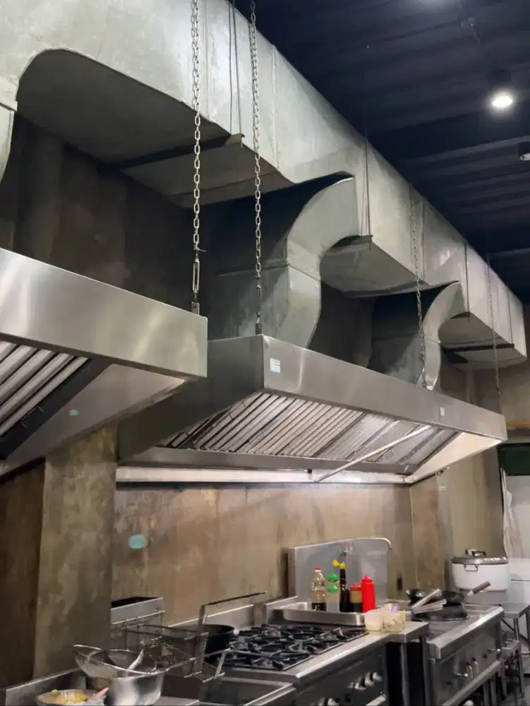EXHAUST HOOD KITCHEN COMMERCIAL | PENGHISAP ASAP & PANAS DAPUR