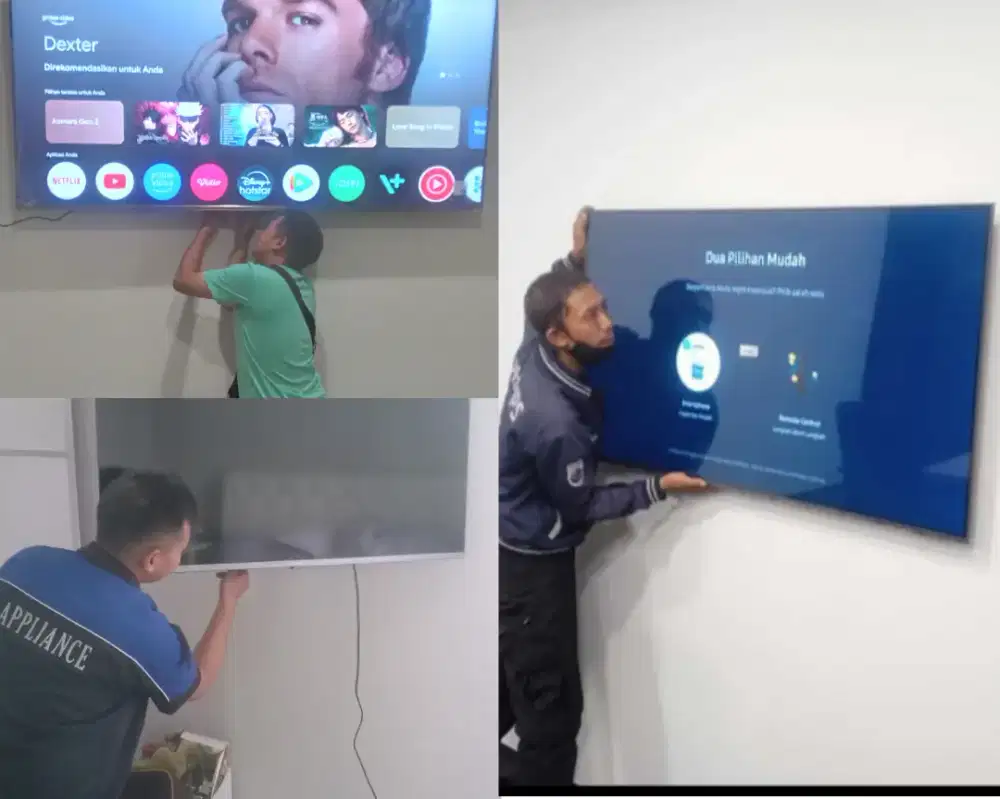 Braket +pasang atau jasa pasang terima rapih breket bracket led tv