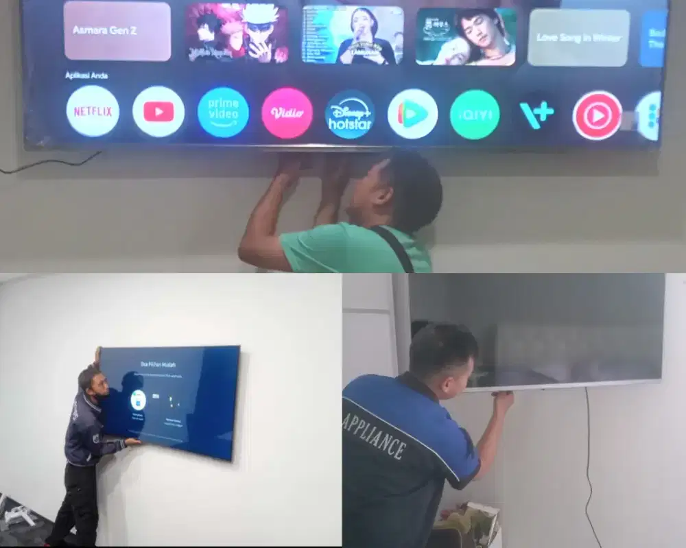 Braket +pasang atau jasa pasang terima rapih breket bracket led tv