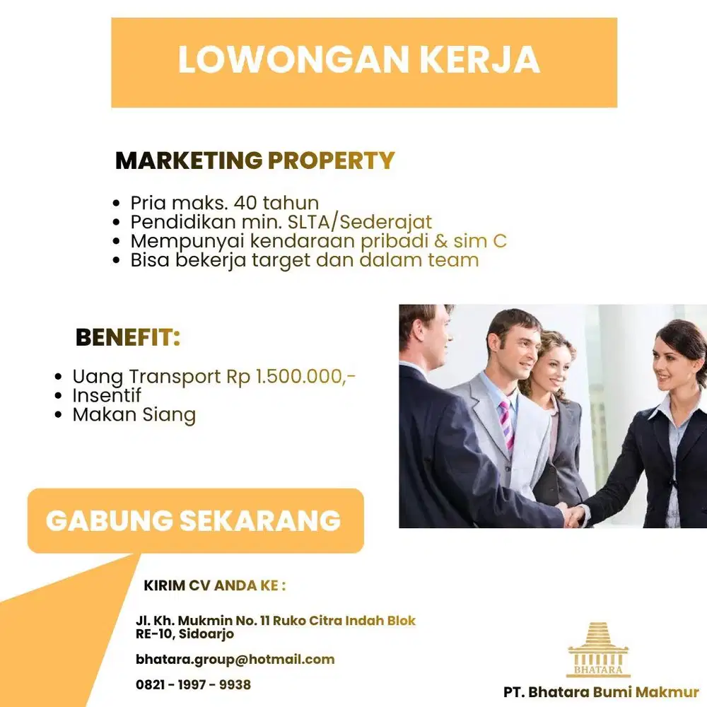 Lowongan Marketing Property