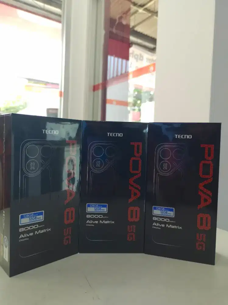TECNO POVA 8 5G, MENGGUNAKAN BATERAI 8000 mAh, DENGAN DESAIN TERBARU