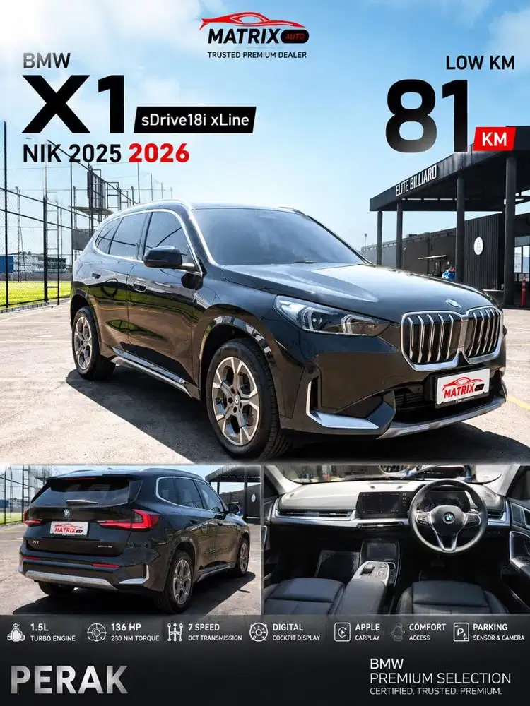 2025[80 KM PERAK!] BMW X1 sdrive 2025! PERFECT CONDITION LIKE NEW