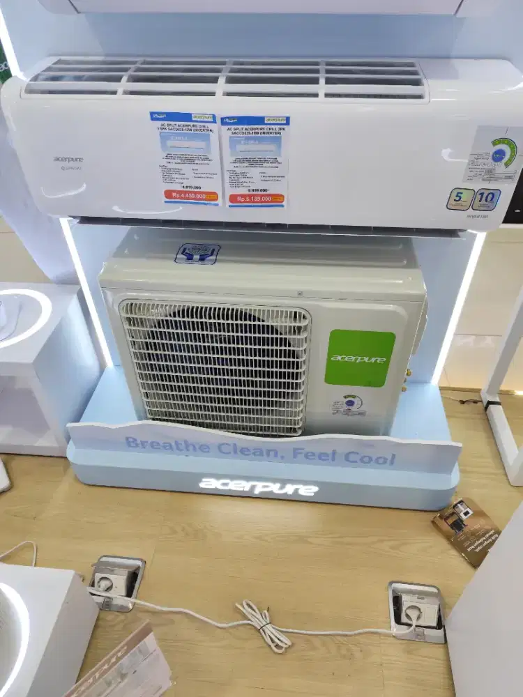 PROMO KREDIT AC ACERPURE SATU SETENGAH PK INVERTER GRATIS 2X CICILAN