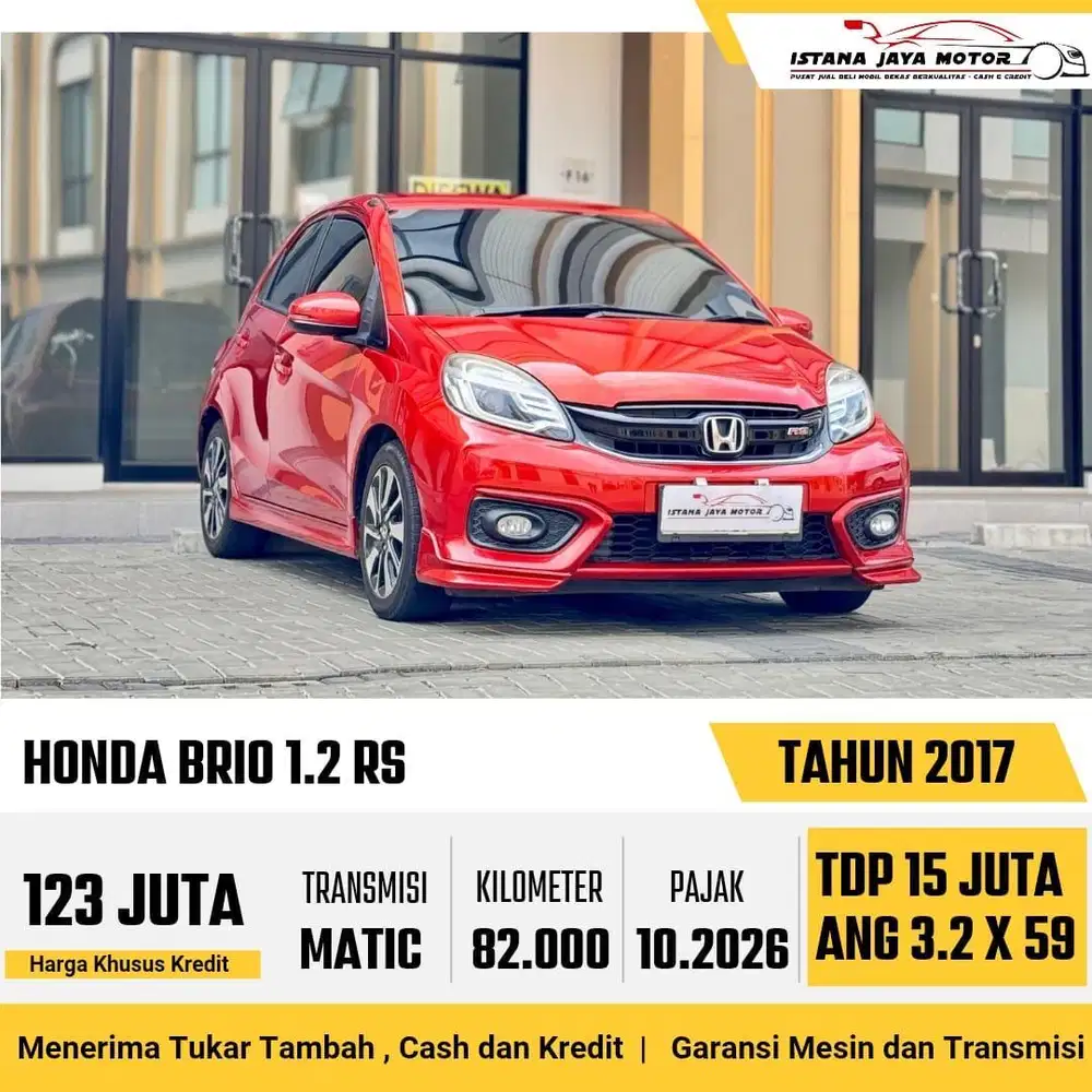 Honda Brio RS 1.2 Automatic NIK 2017