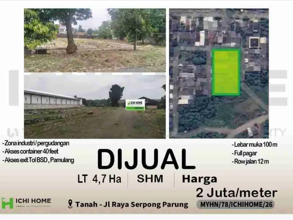 tanah dijual