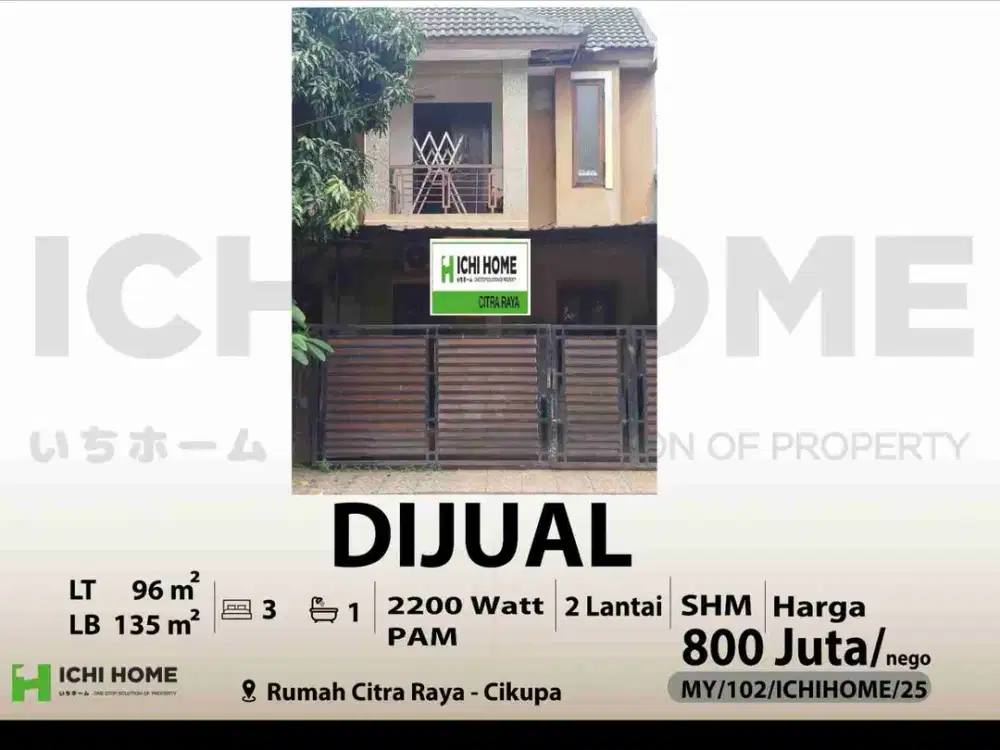dijual cepat rumah