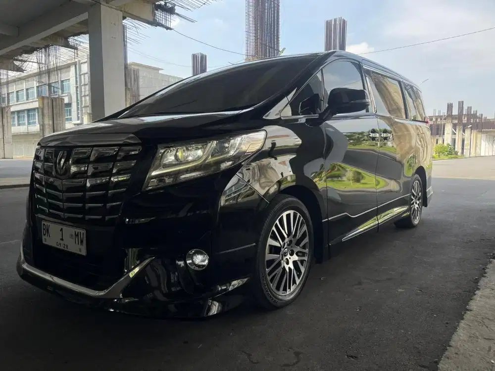 Plat Tunggal!! Alphard G ATPM 2016 Original