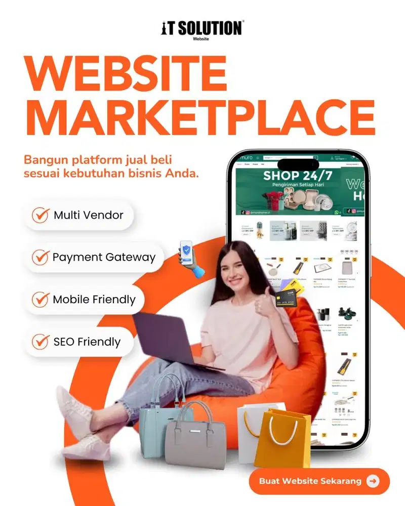 Pembuatan Website Marketplace Profesional dan Responsif