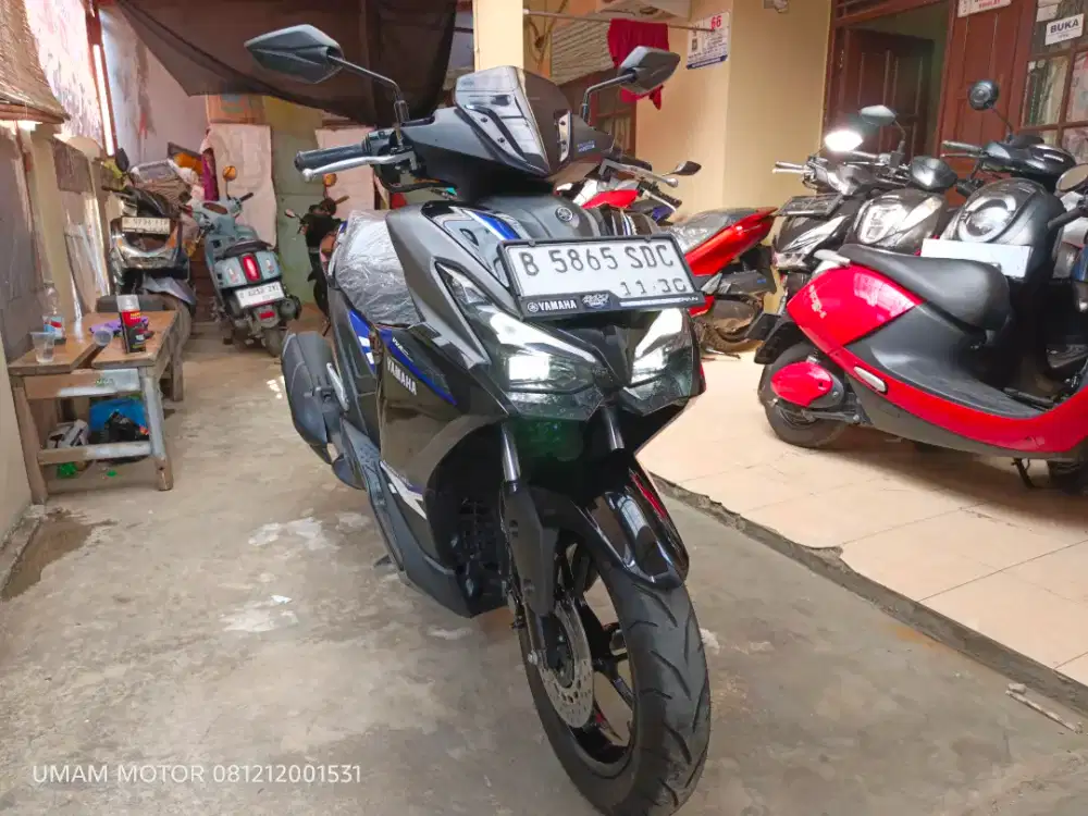 KM 4RB YAMAHA AEROX ALPHA 2025 BLN 11 BS TT 2024 DI CILEDUG HARGA PAS