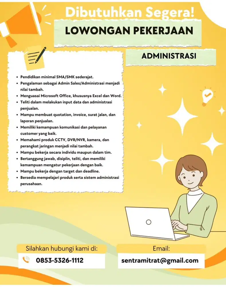 Lowongan Administrasi