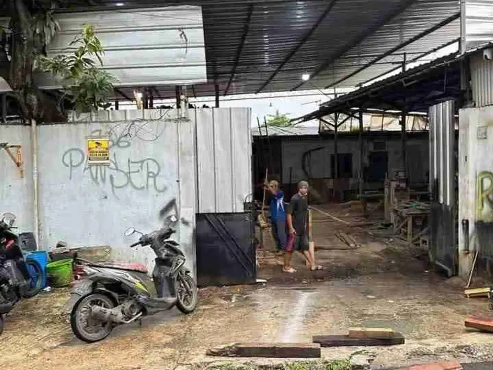 Disewakan Gudang workshop di Serua, Ciputat, Tangerang selatan