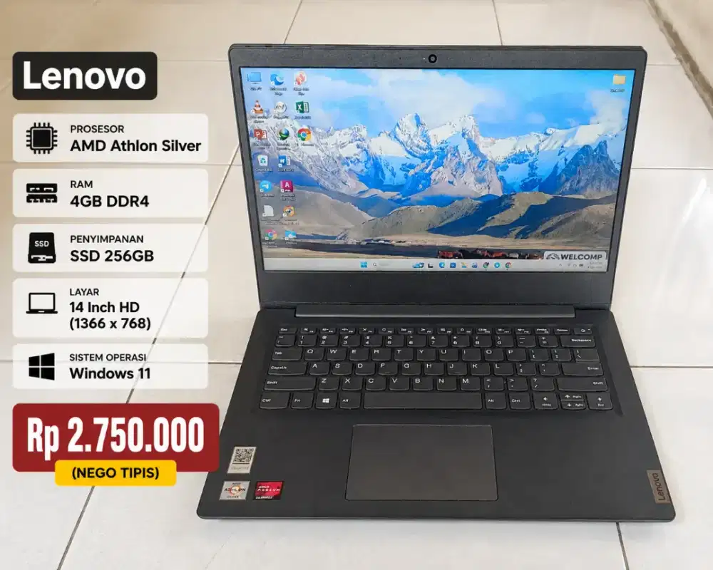 Jual laptop  second