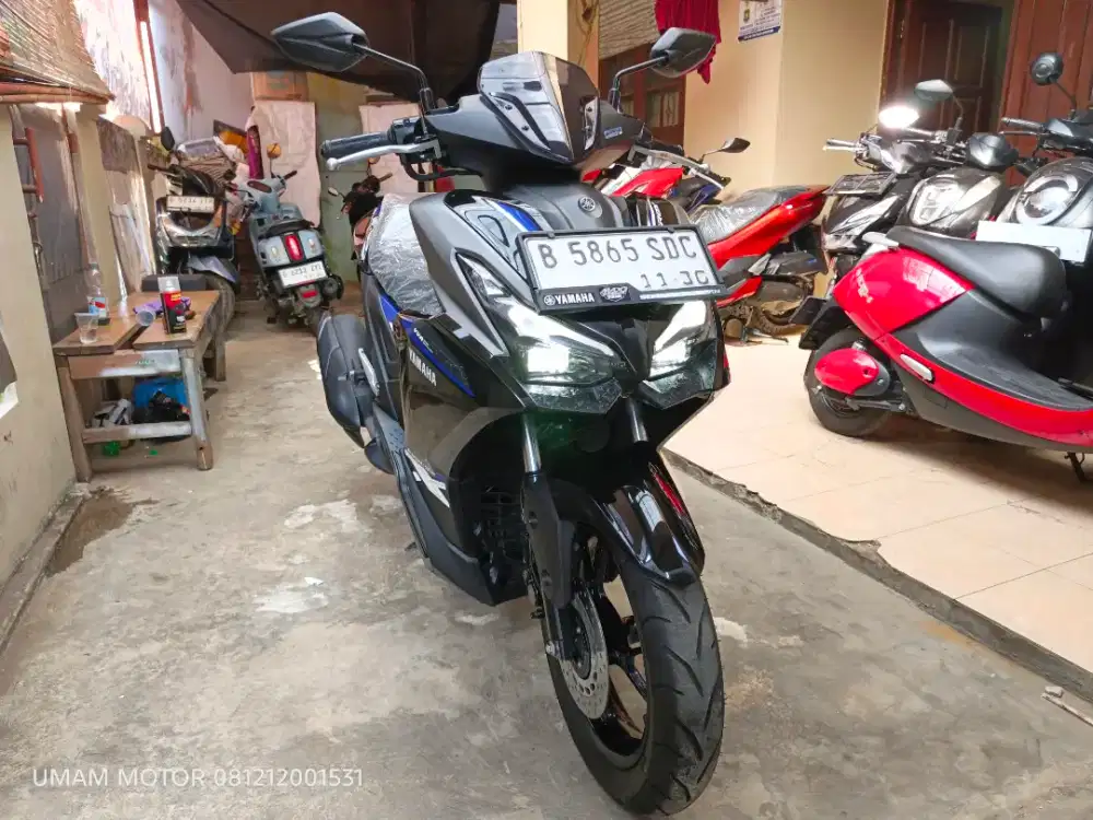 KM 4RB YAMAHA AEROX ALPHA 2025 BLN 11 BS TT 2024 DI CILEDUG HARGA PAS