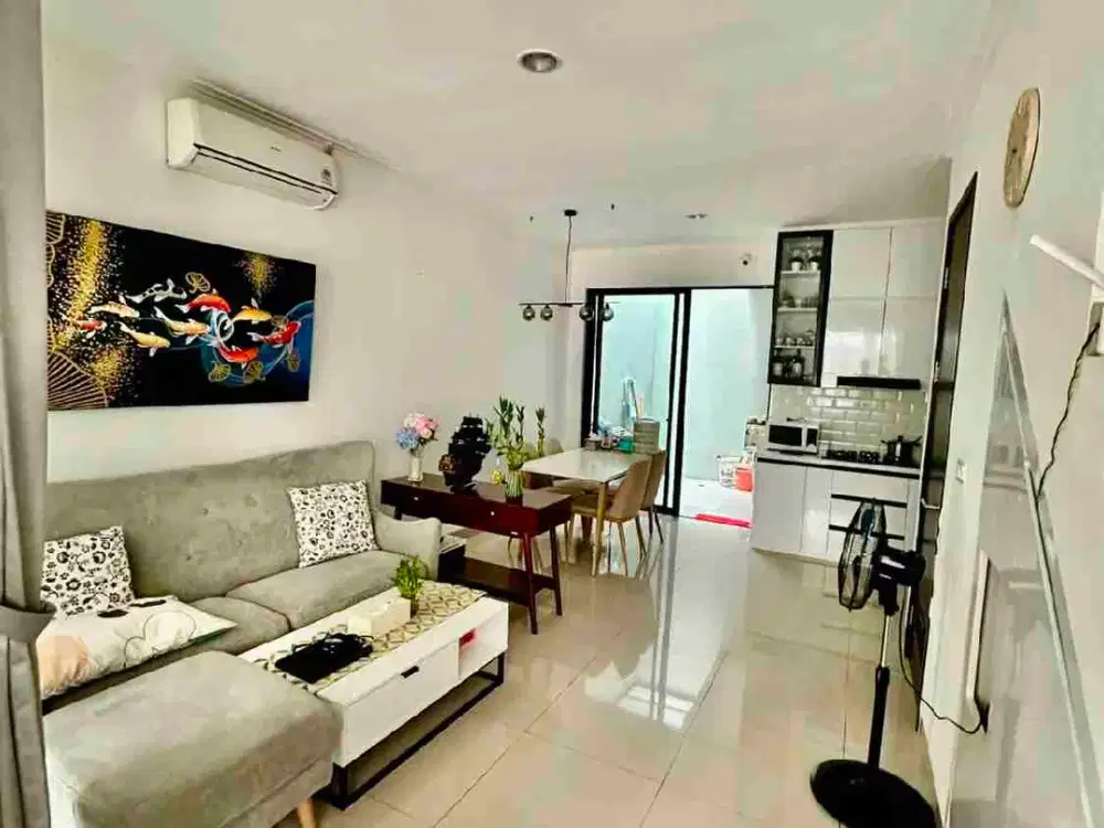 DIJUAL MURAH RUMAH PIK MILENIAL UK 4,5X15 2LT 2+1 KAMAR TIDUR FURNISH SHM BISA KPR