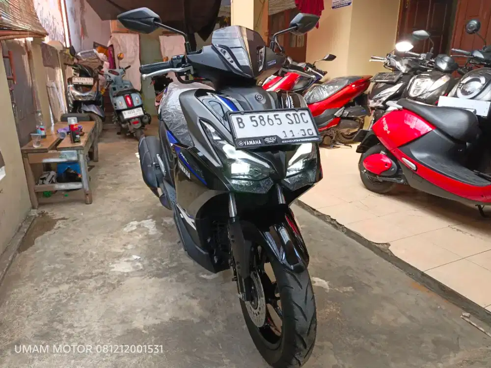 KM 4RB YAMAHA AEROX ALPHA 2025 BLN 11 BS TT 2024 DI CILEDUG HARGA PAS