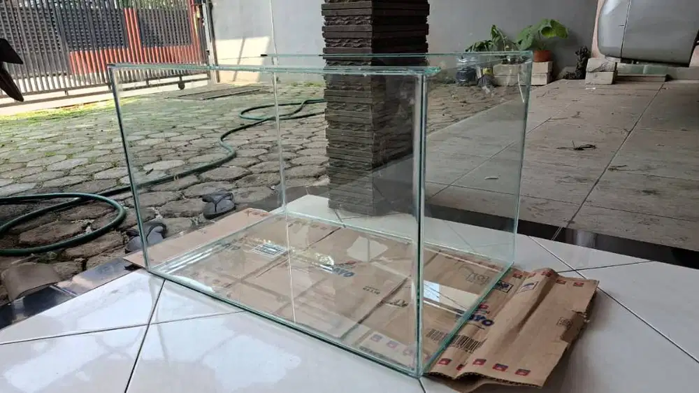 Akuarium 62x42x40 baru