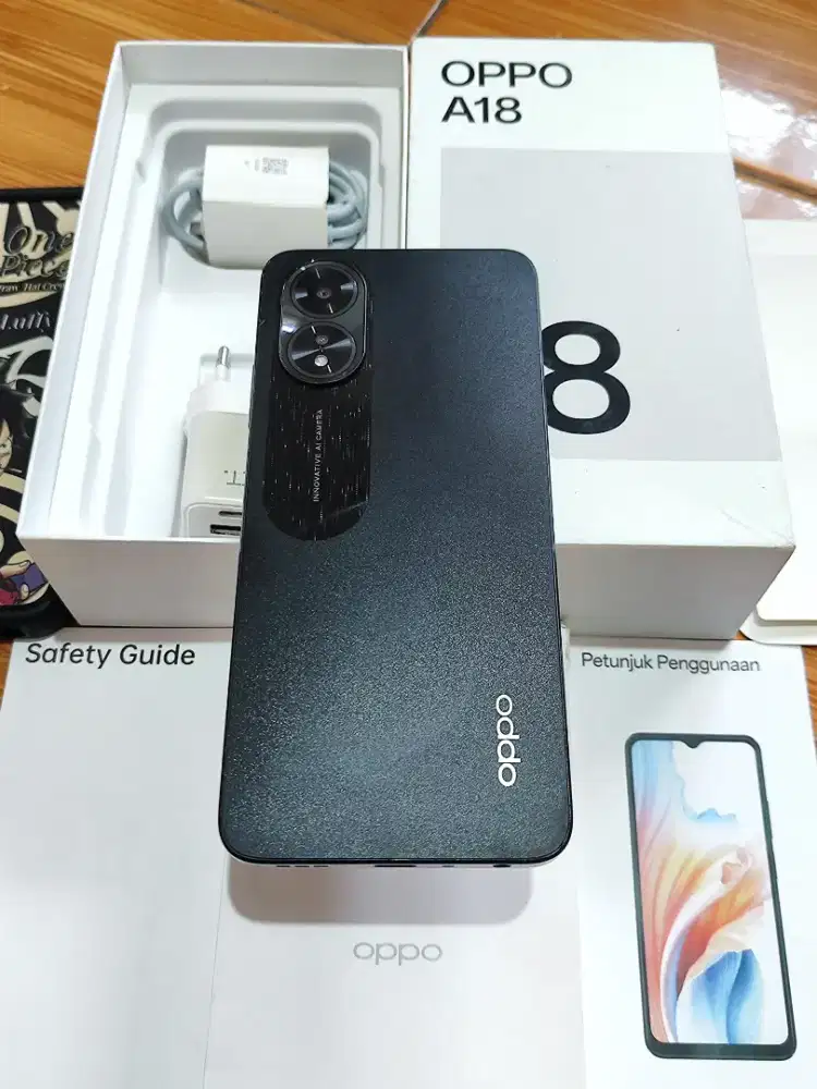 Oppo A18 4+4/128 Fullset Ori Resmi